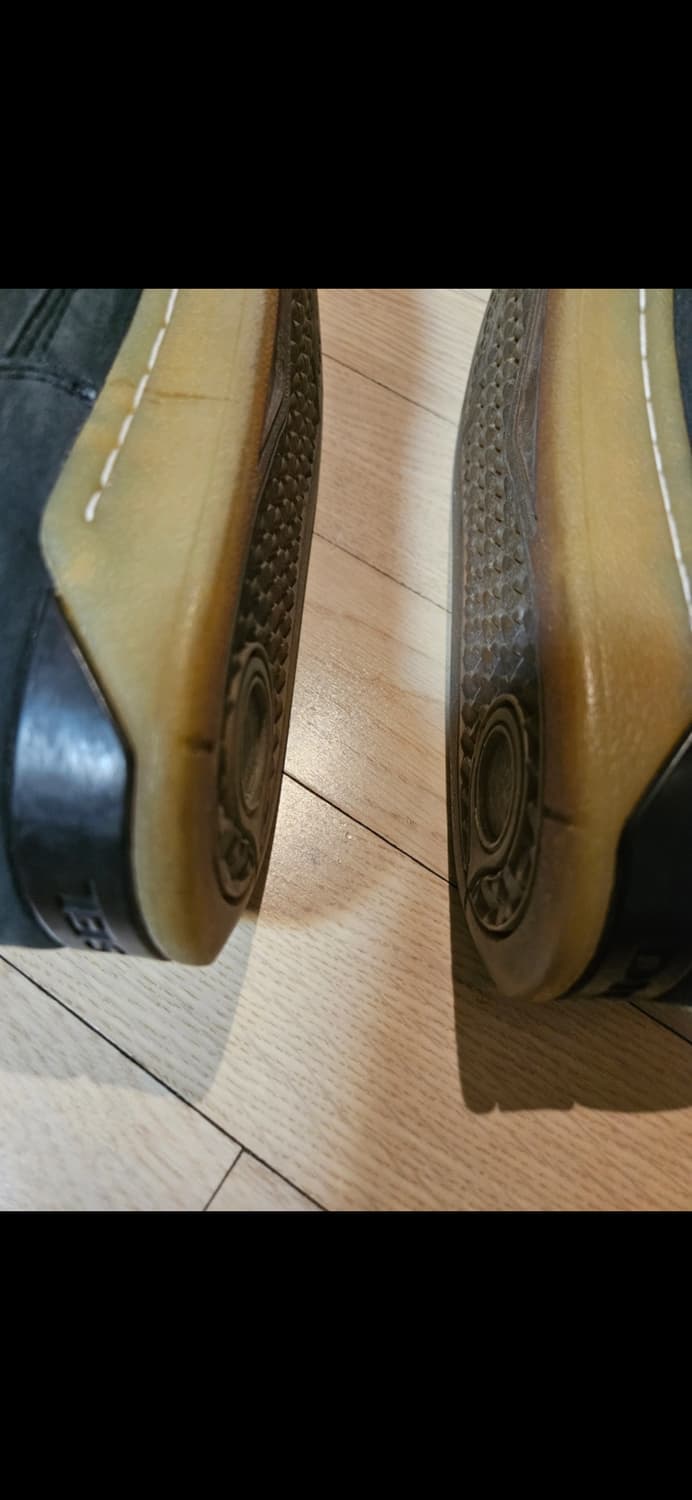 디젤 하이탑 소가죽 스웨이드 스니커즈 255 상품이미지3