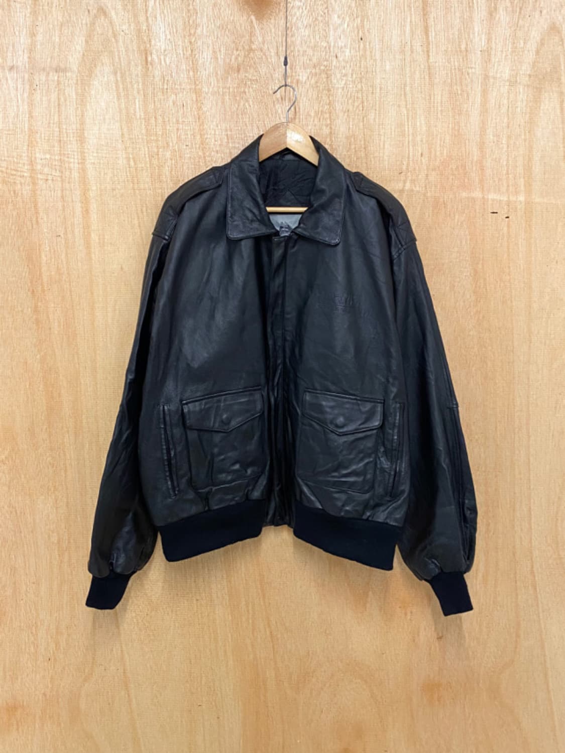 VTG A-2 leather jacket 핀터레스트 레더 자켓 상품이미지2