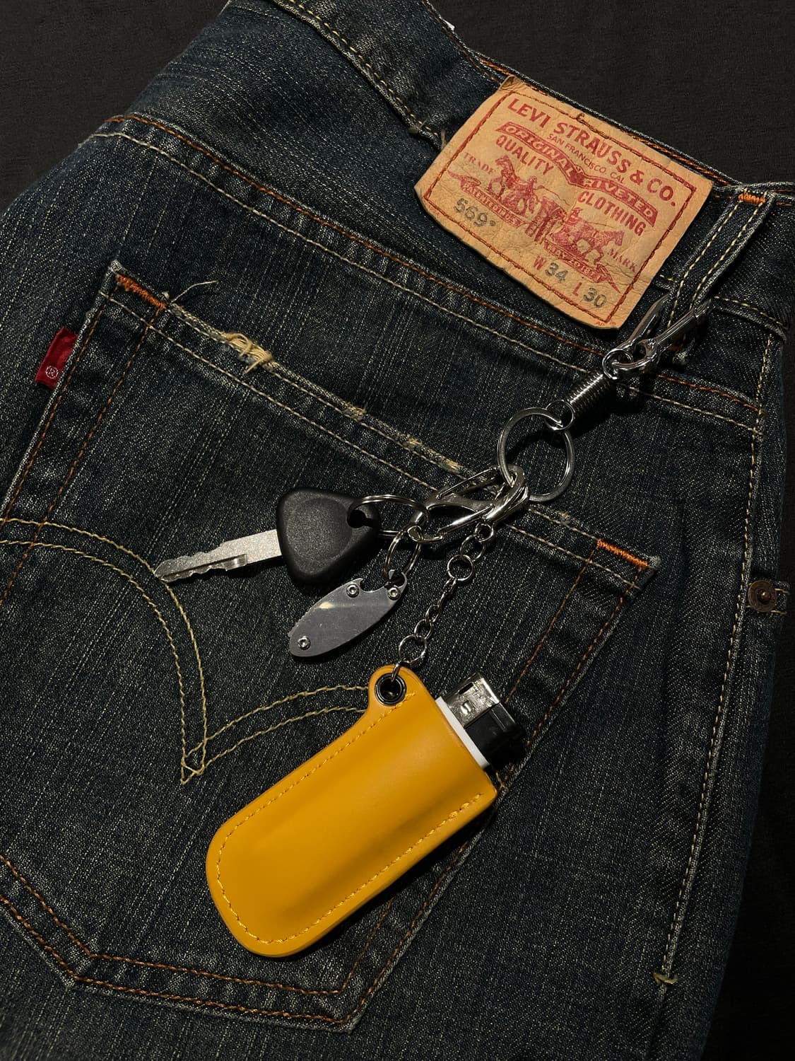 Yellow point keyring 상품이미지2