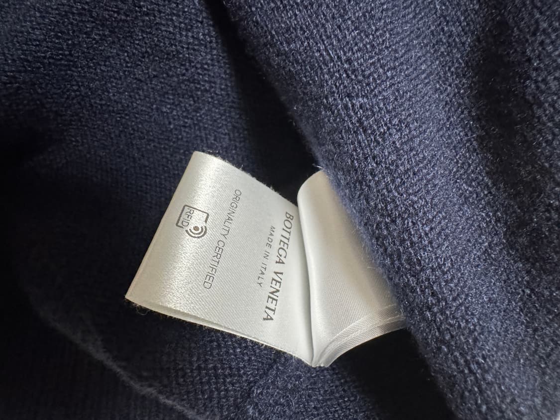 보테가 베네타) 캐시미어 네이비 가디건 M(105추천) 상품이미지5