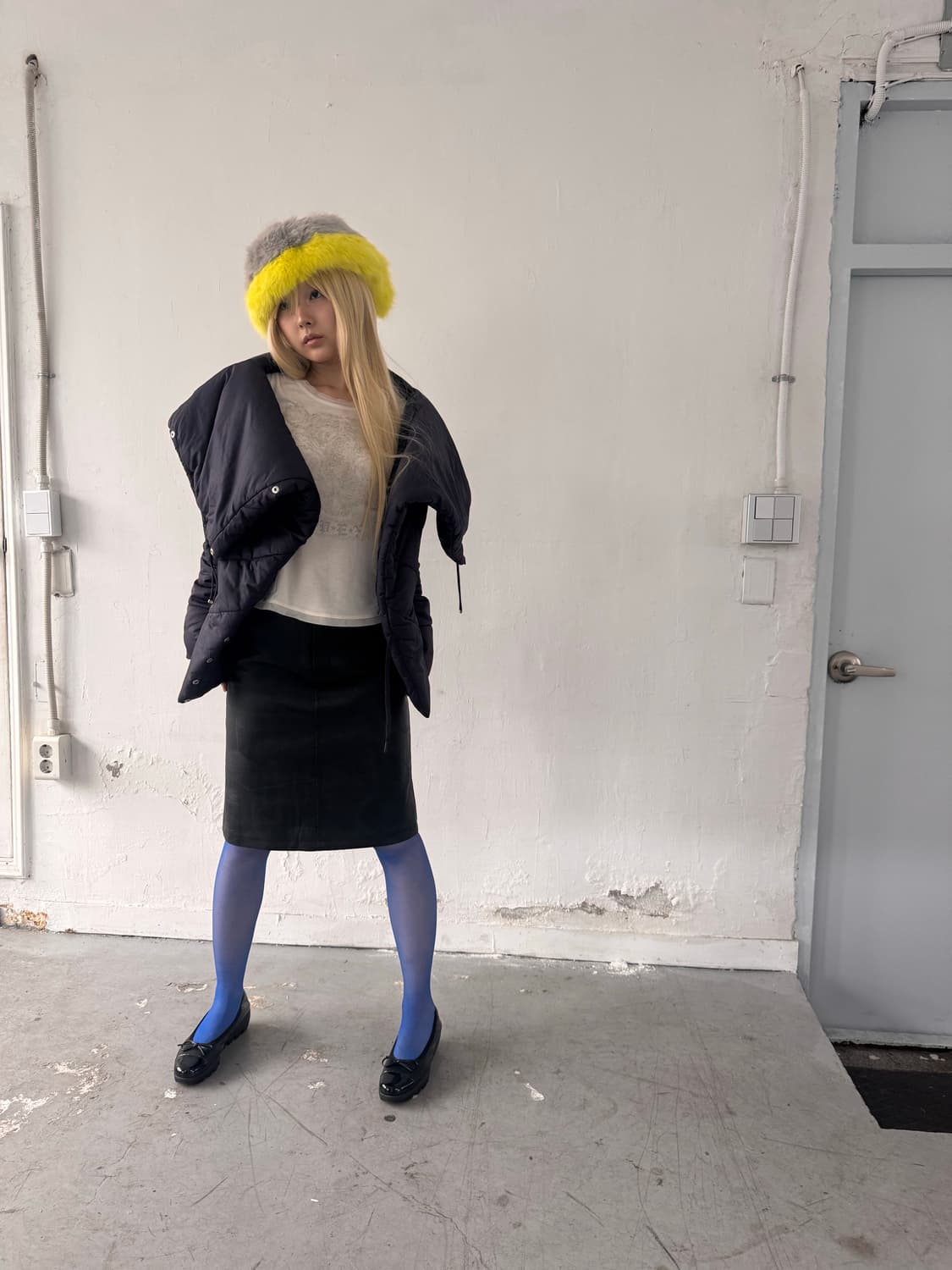 AdidasXStellaMcCartney big collar jacket 상품이미지6