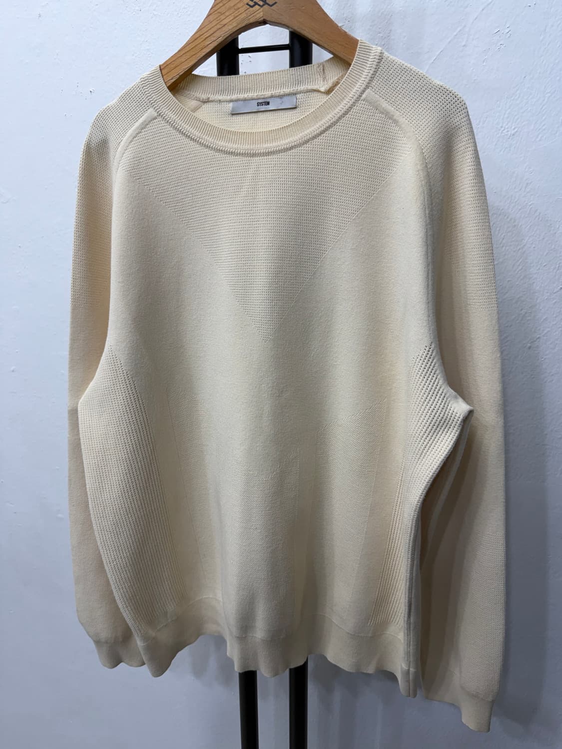 정품) 시스템옴므 니트 맨투맨 95 상품이미지3