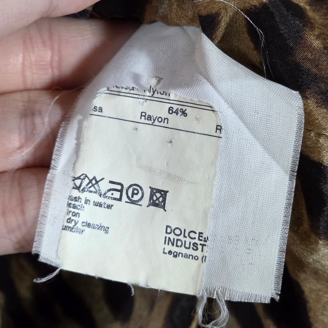 돌체앤가바나 호피안감 네이비 슬림핏 블레이저 자켓 상품이미지8