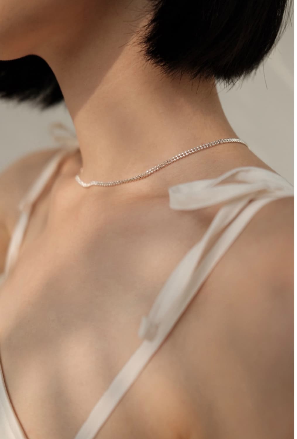 Two line ball necklace 상품이미지2