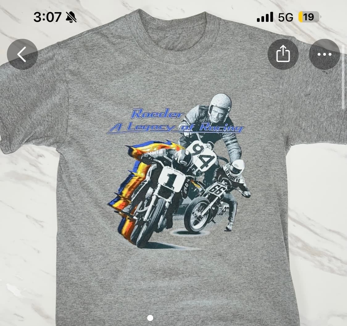 Harley-Davidson O0s Racing slim fit Tee 상품이미지1