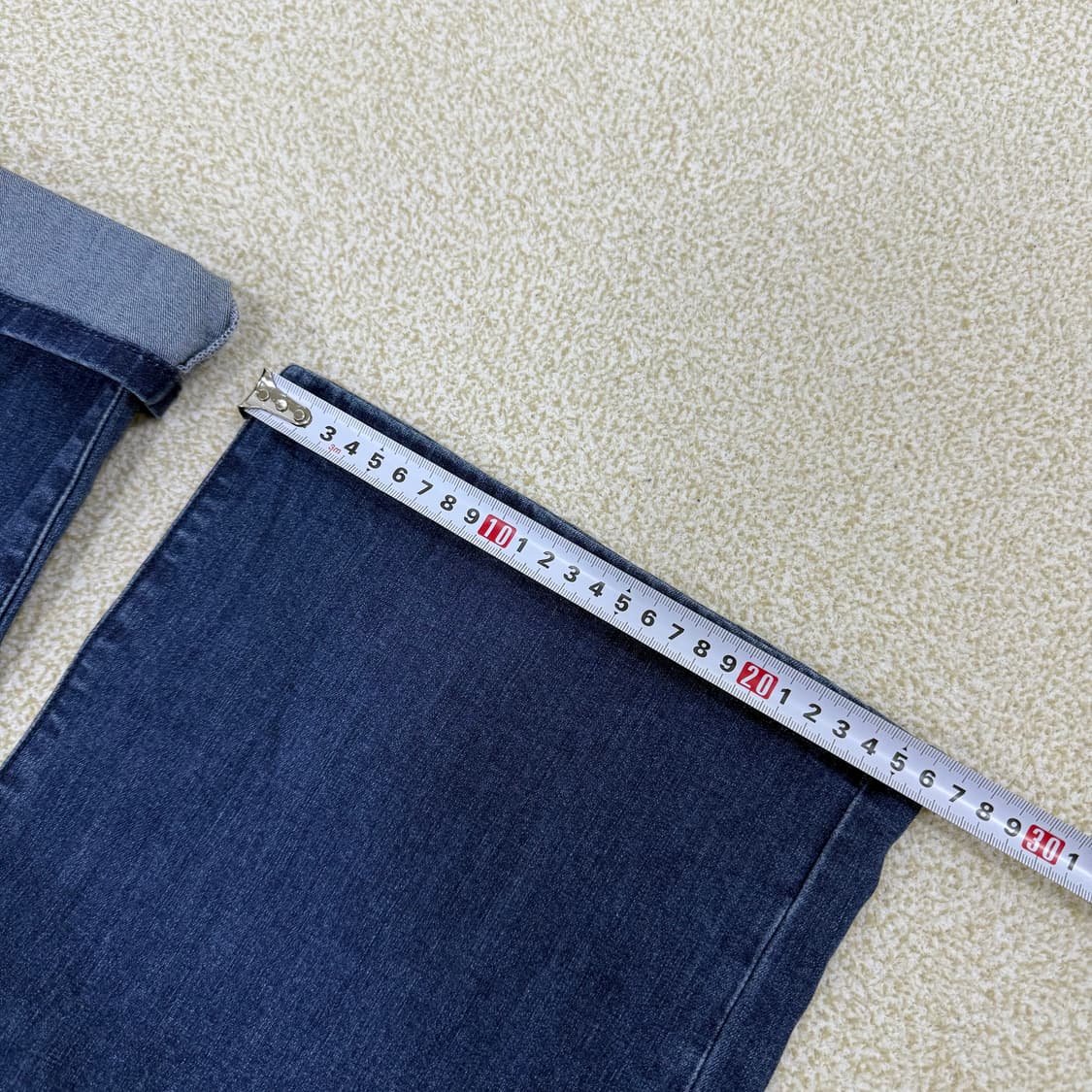 [81] 새상품 칼라거펠트 와이드 데님팬츠  0105T1 상품이미지8