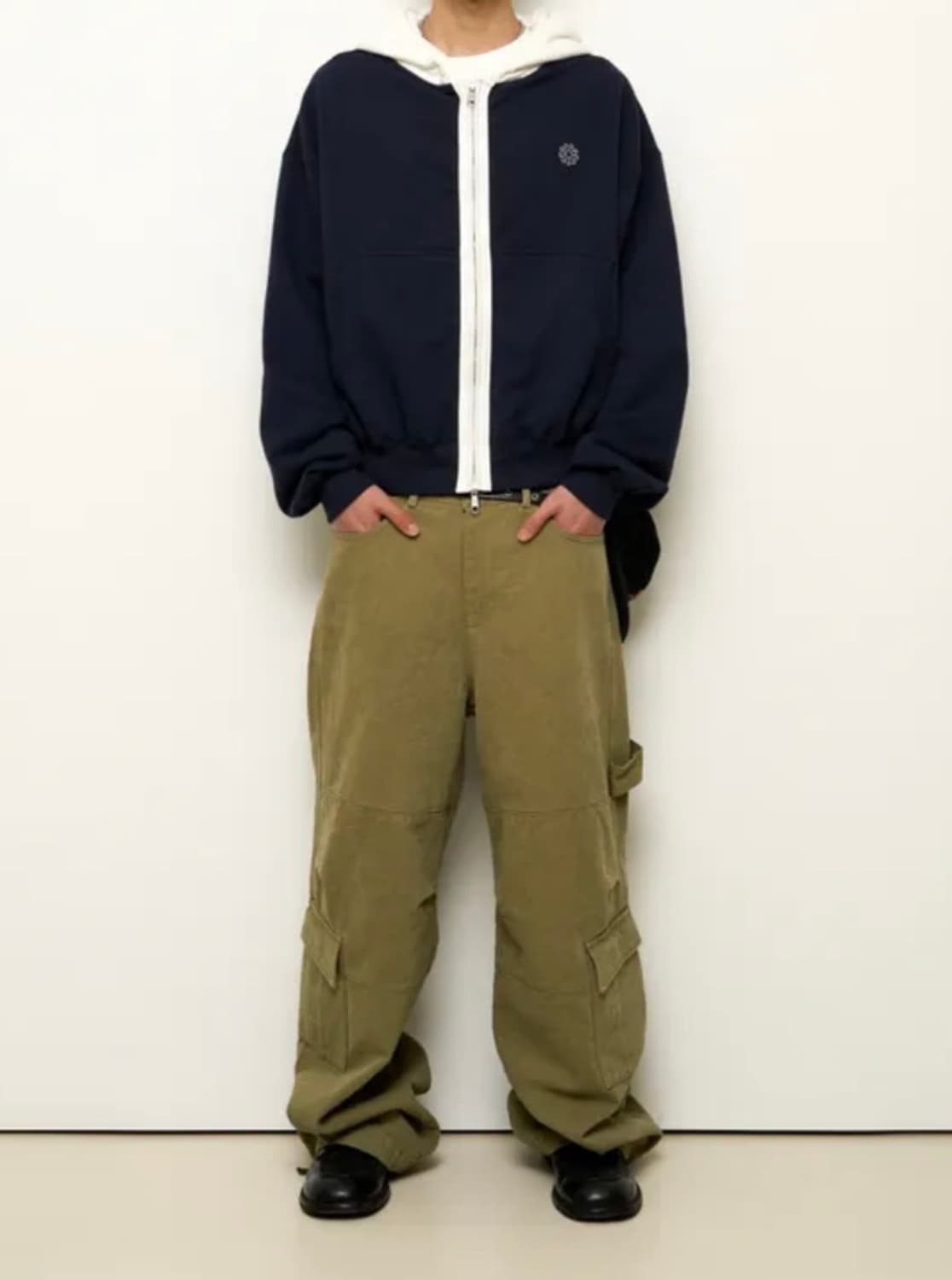 9999아카이브 Binding Panel 후드 집업 상품이미지3