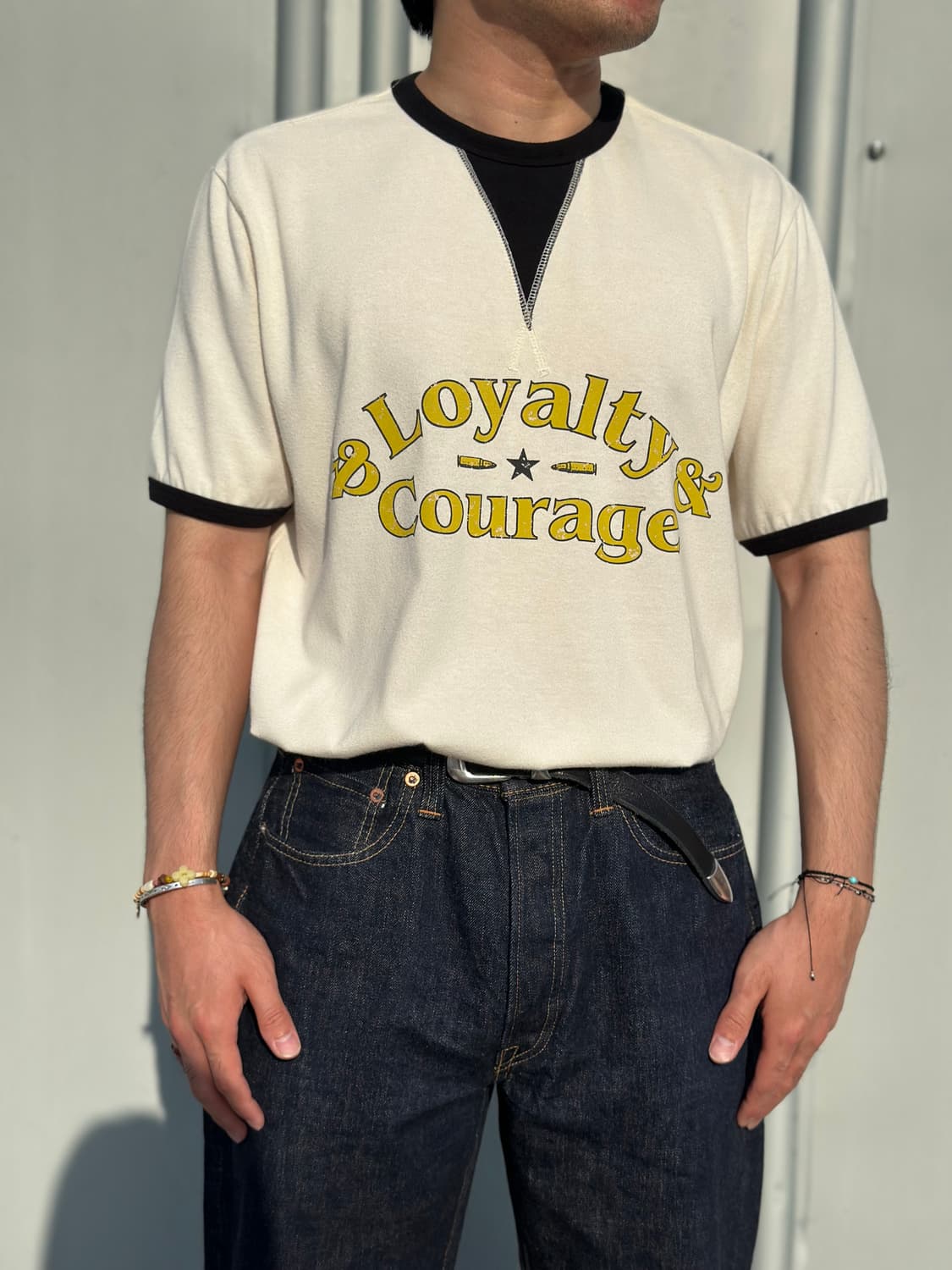 비디알 GUNMAN DOUBLE V T-SHIRT 상품이미지4