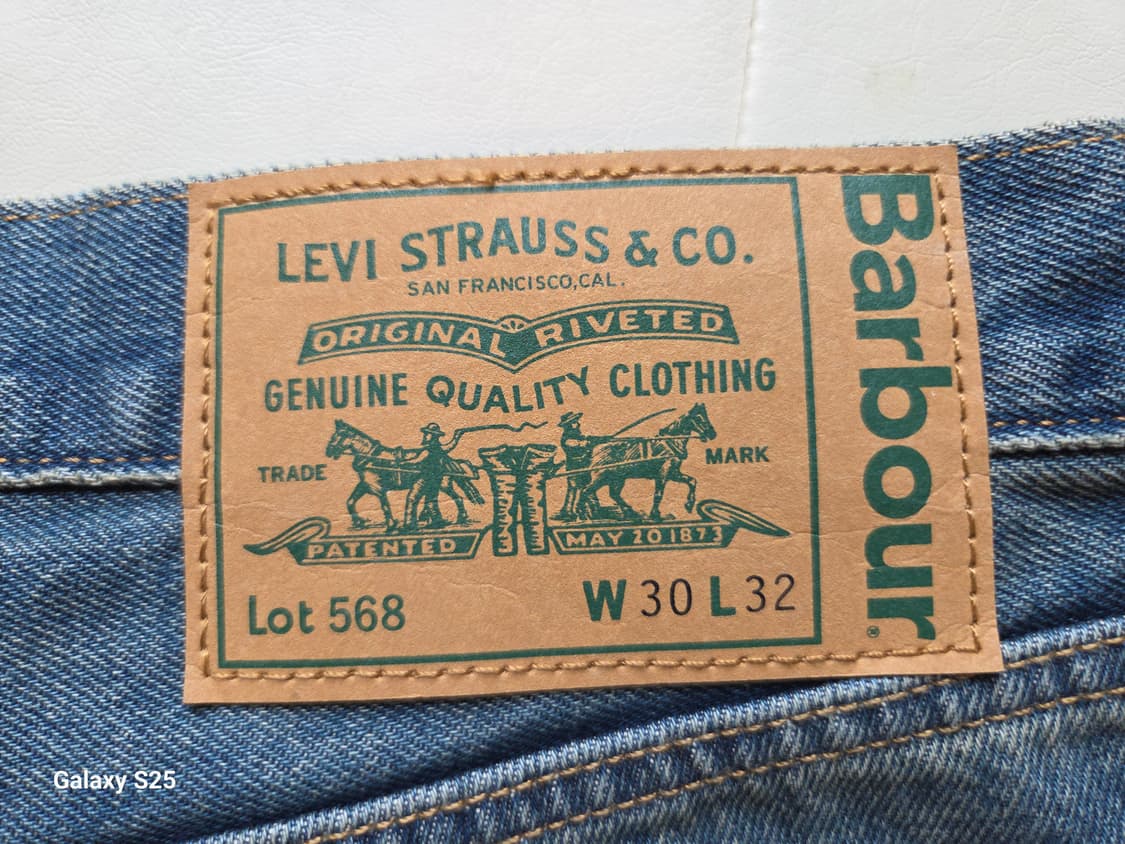 리바이스 바버 568 청바지 W30 L32 상품이미지2