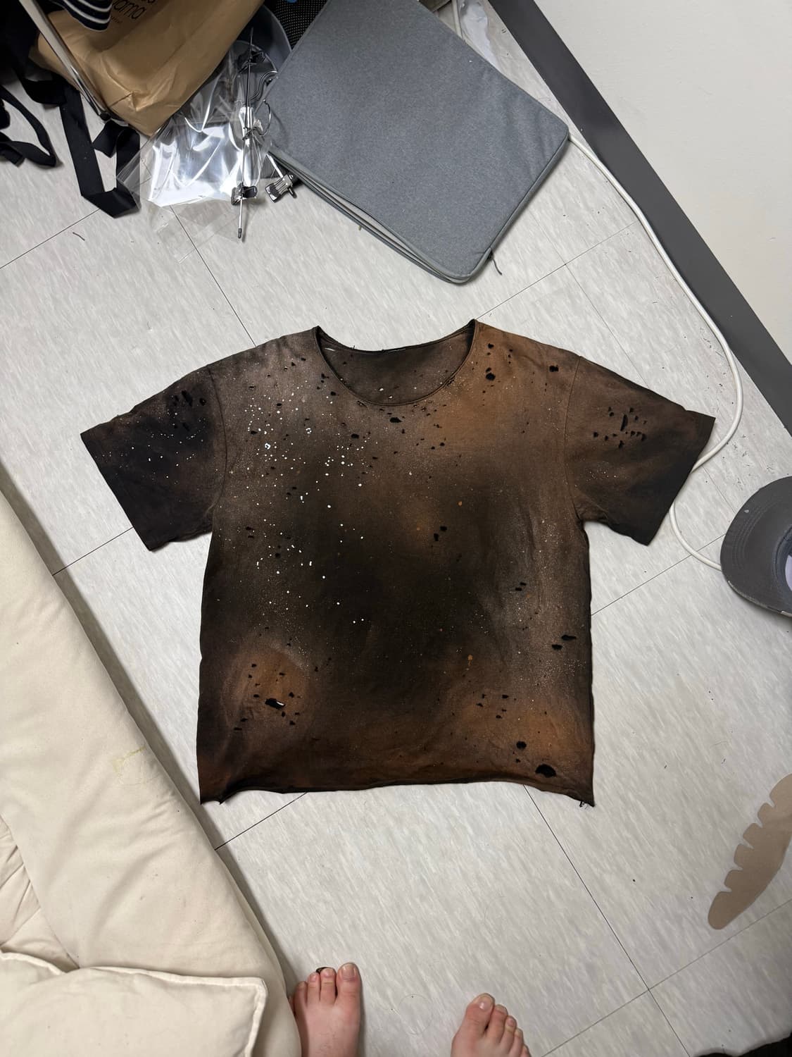 Vintage rusted bleached destroyed t 상품이미지9