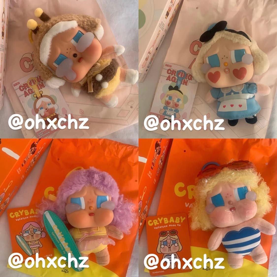 크라이베이비 크라잉 어게인 휴가 팝마트 새상품 앨리스 꿀벌 상품이미지1