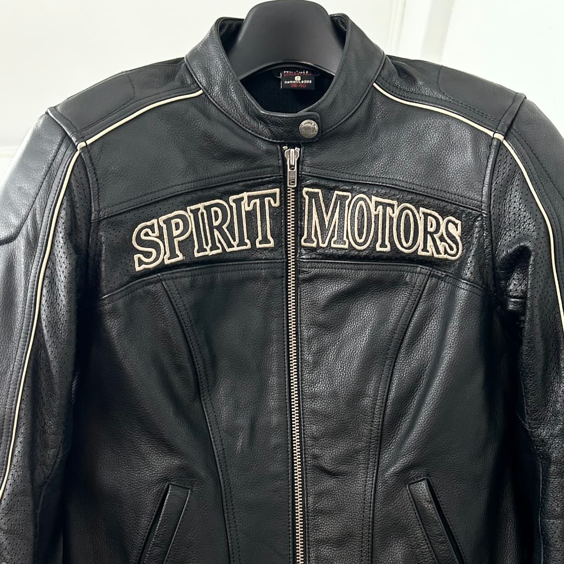 Spirit Motors 소가죽 플레임 레이싱 자켓 상품이미지5