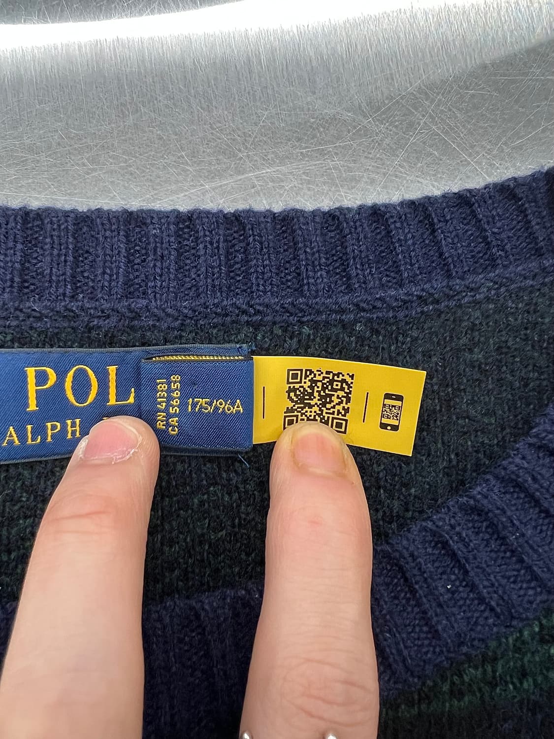 폴로 랄프로렌 블랙워치 타탄 체크 워셔블 울 스웨터 상품이미지8