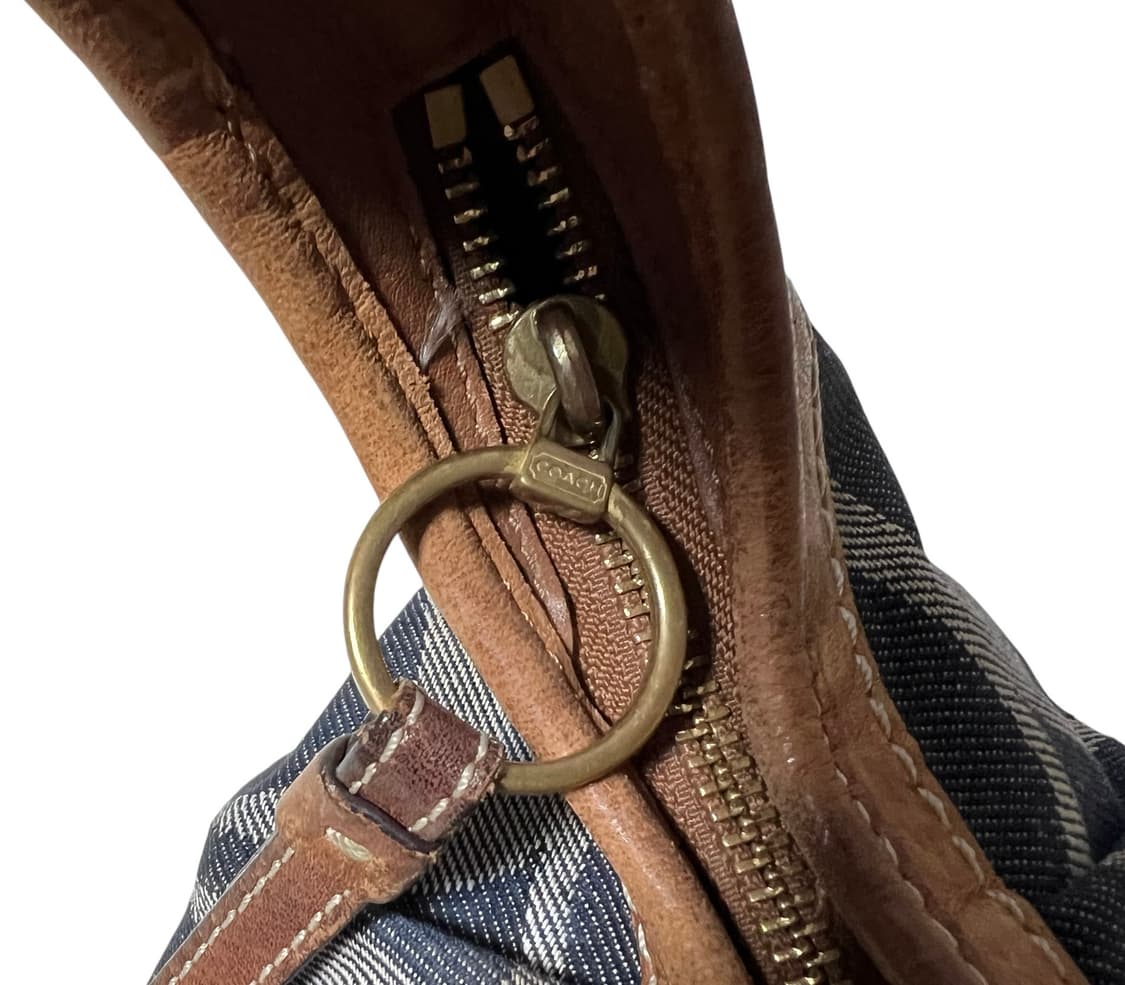 코치 시그니처 데님 숄더백 상품이미지4