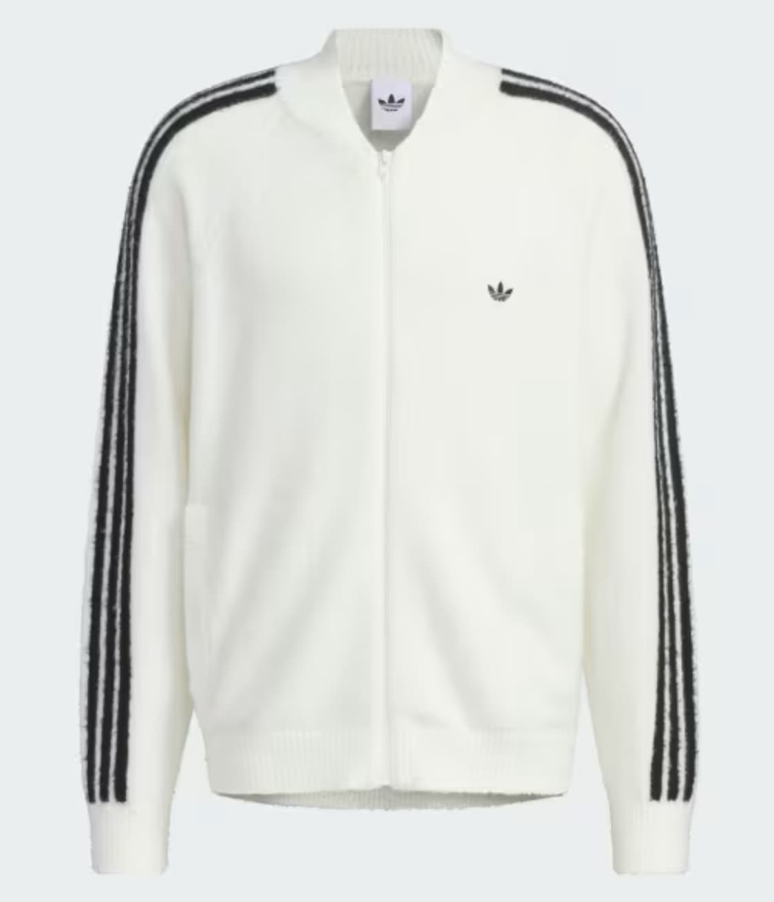 아디다스 흰검 뽀실이 니트 트랙탑 집업 상품이미지1