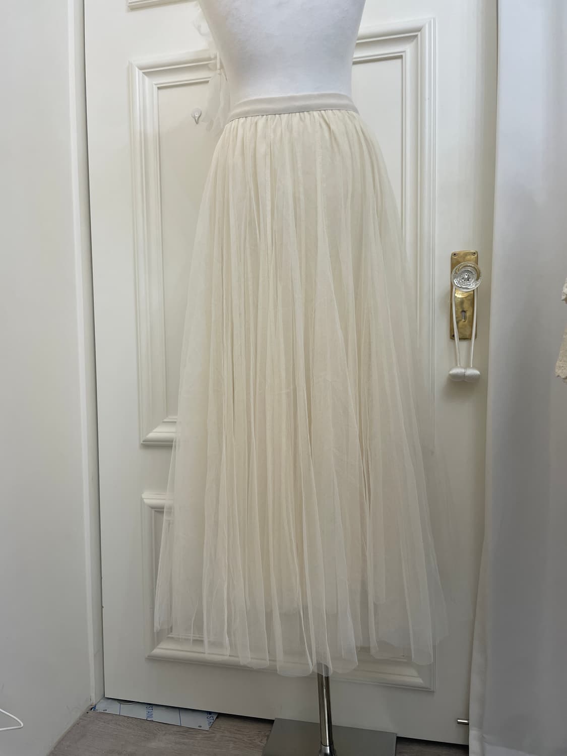 ivory lovely ballerina tule long skirt 상품이미지4