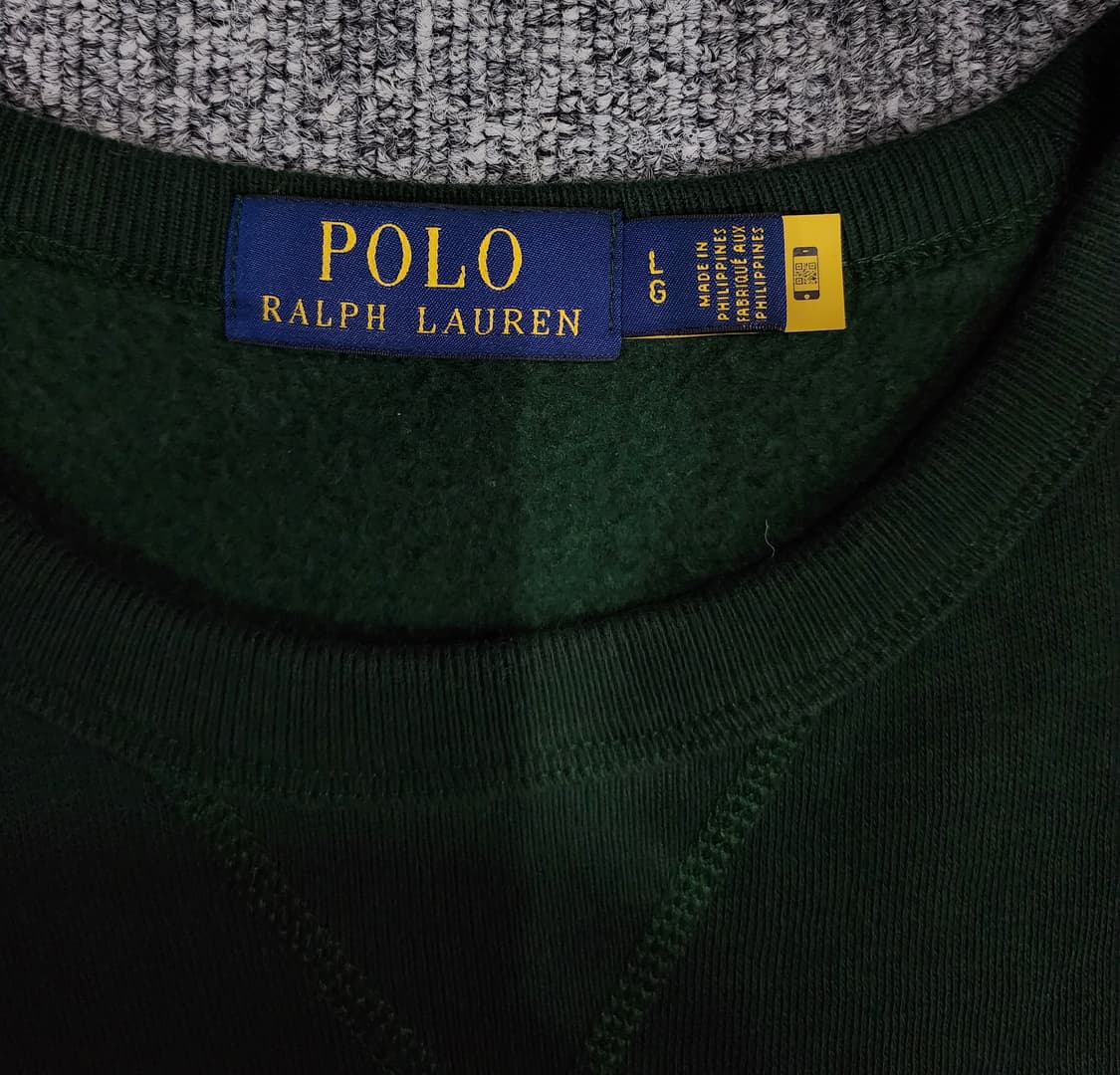 폴로 랄프로렌 아치 로고 신형택 기모 크루넥 맨투맨 L 상품이미지5