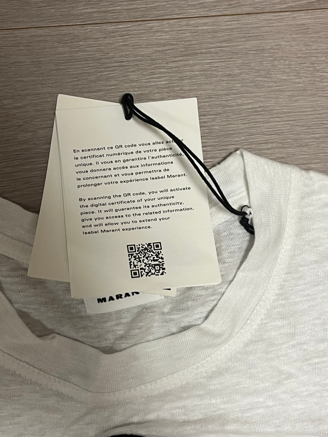 (새상품) 이자벨마랑 카르만 린넨 티셔츠 상품이미지5