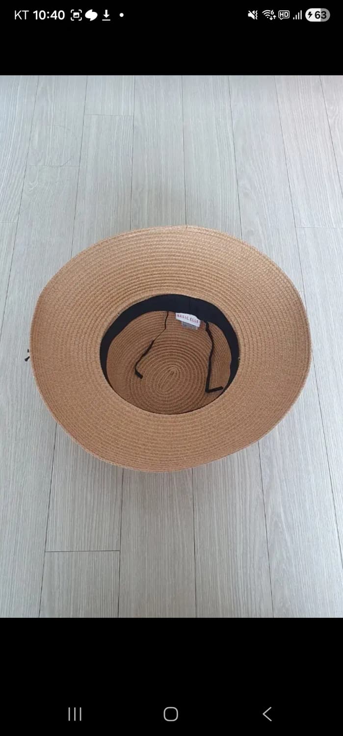 [엘르 BASIC ELLE] 라탄 챙모자 얼굴작아보이는 여름모자 상품이미지4