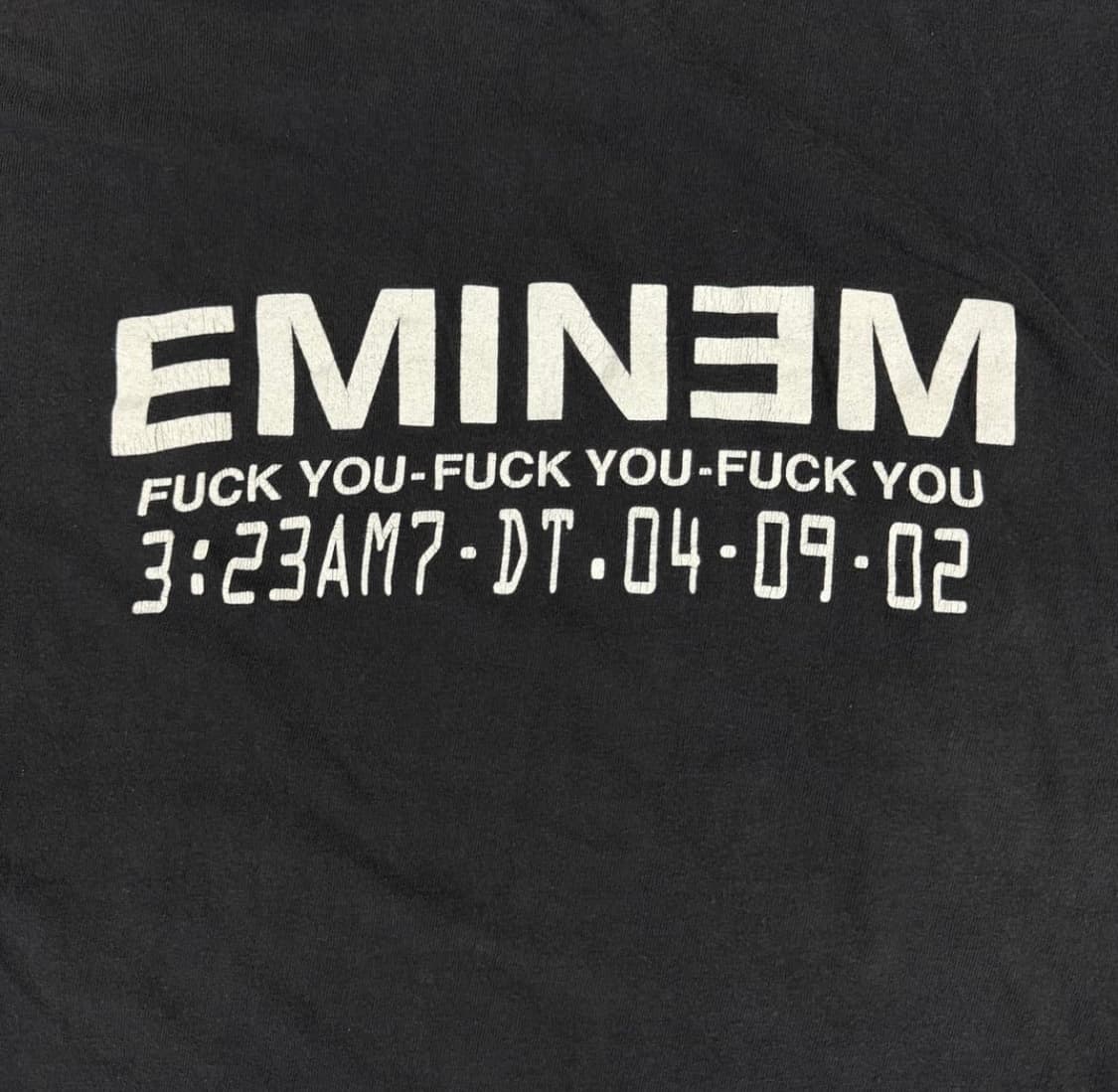 빈티지 2002 에미넴 티셔츠 상품이미지3