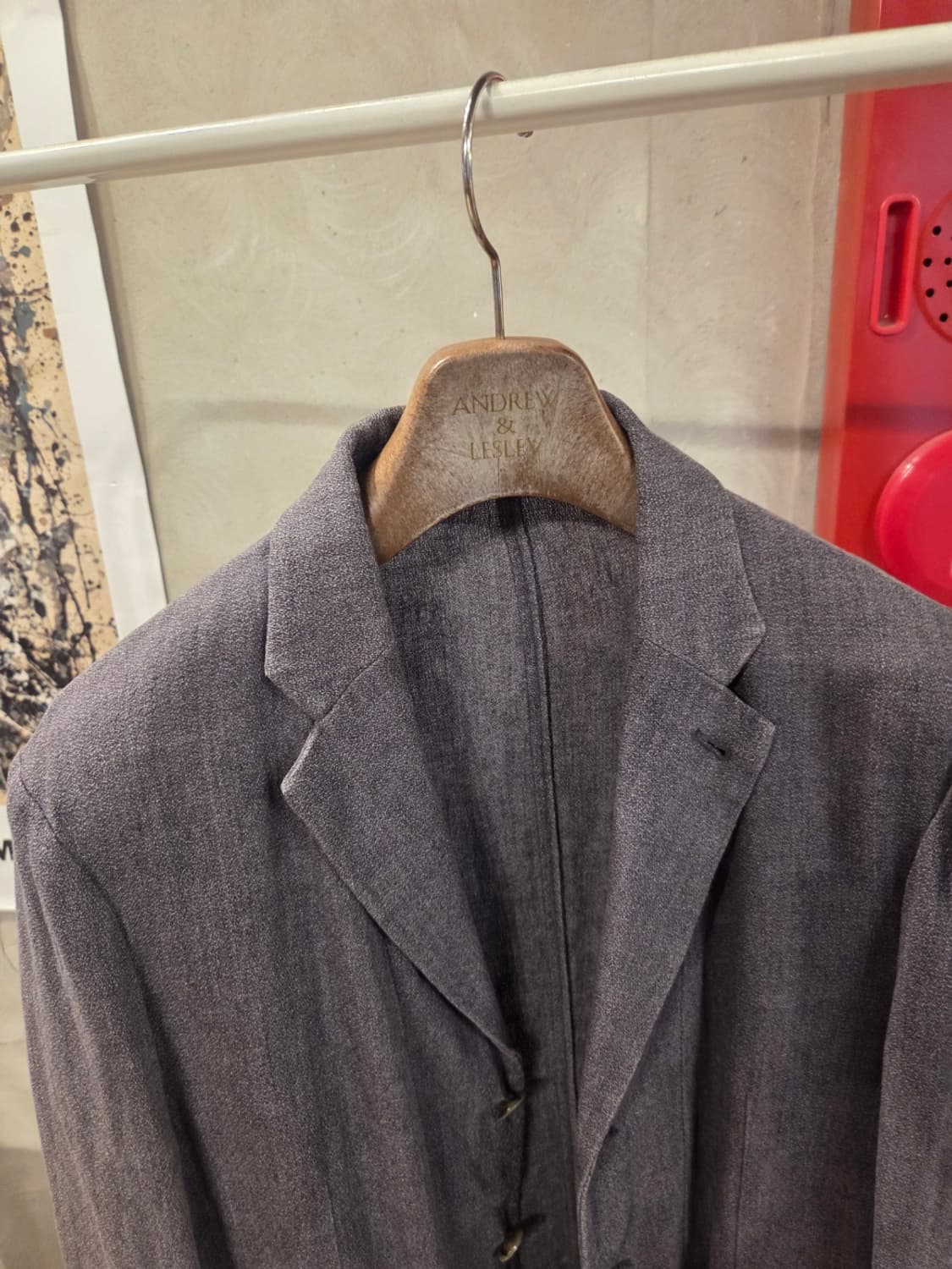 아르마니 꼴레지오니 린넨자켓 상품이미지2