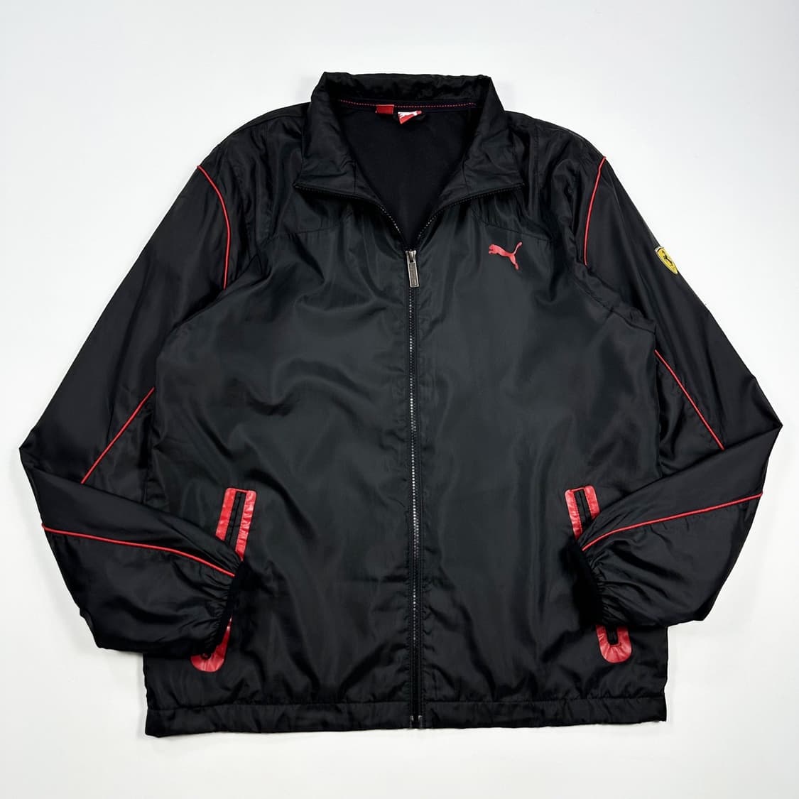 푸마 F1 페라리 블랙 바람막이 자켓 (XXL) 상품이미지2