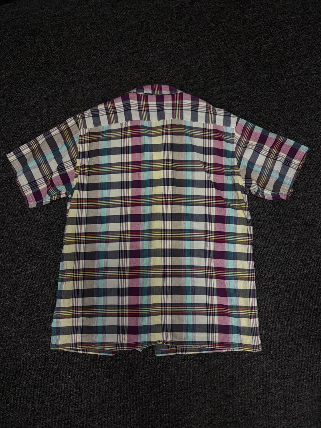 남이서팔 체크 반팔셔츠 L 상품이미지3