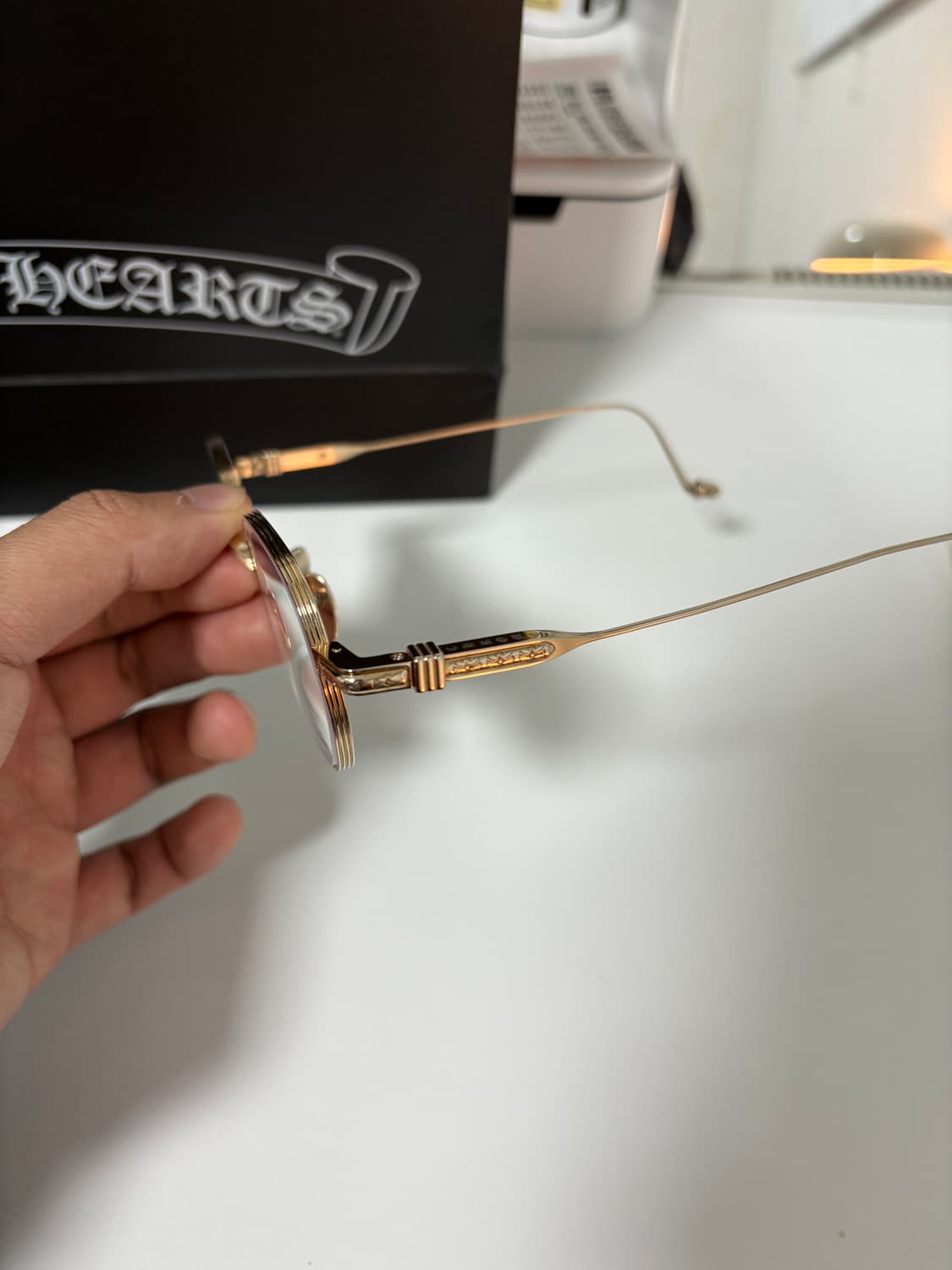 크롬하츠 안경 바질릭토리안 골드 새상품 급 제품 판매 상품이미지4