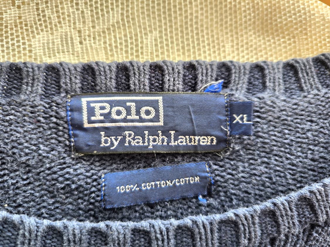 90s 폴로 랄프로렌 코튼 니트 상품이미지5