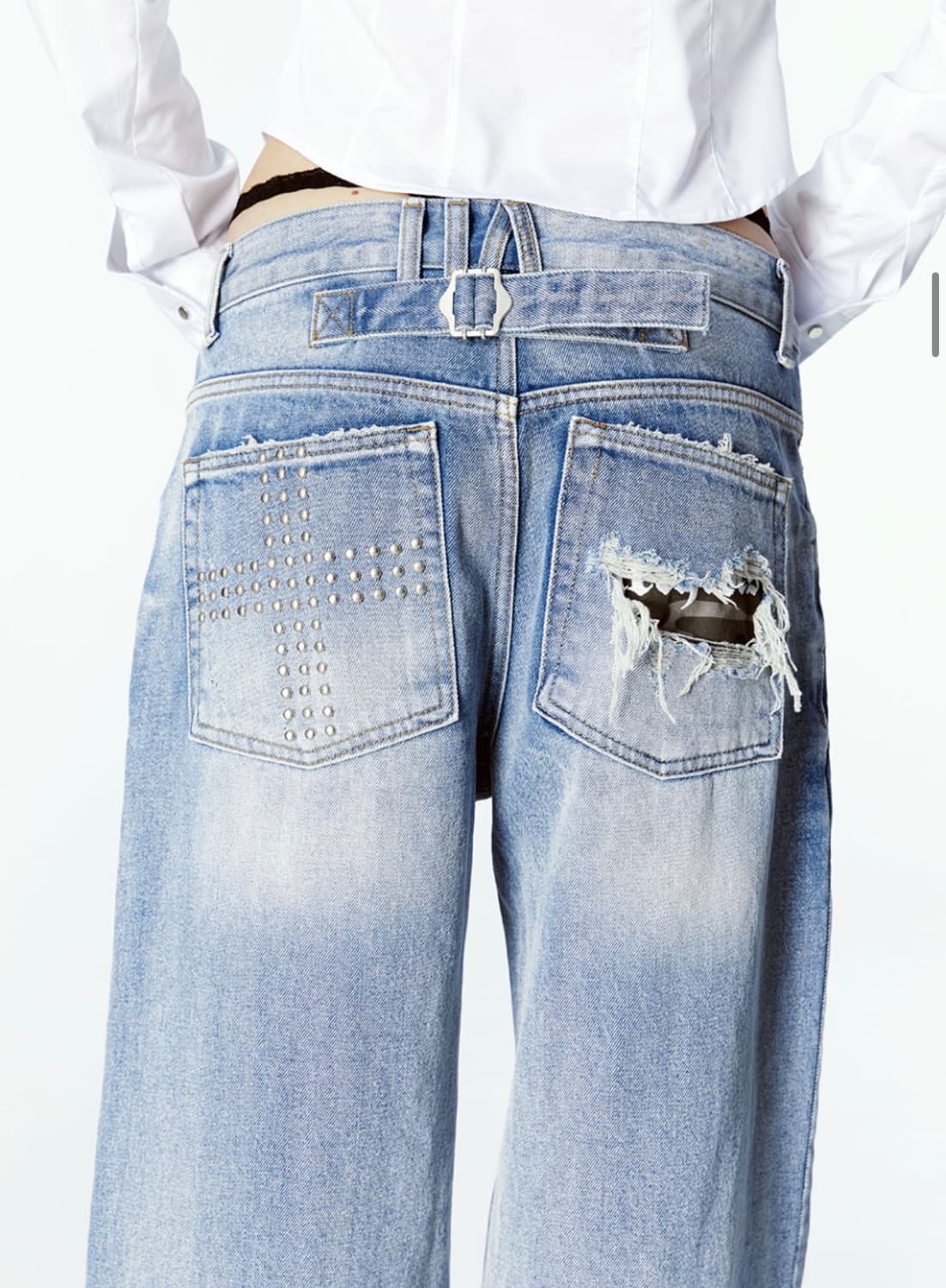 2000아카이브스 SNYDER WIDE DENIM (BLUE) 상품이미지3