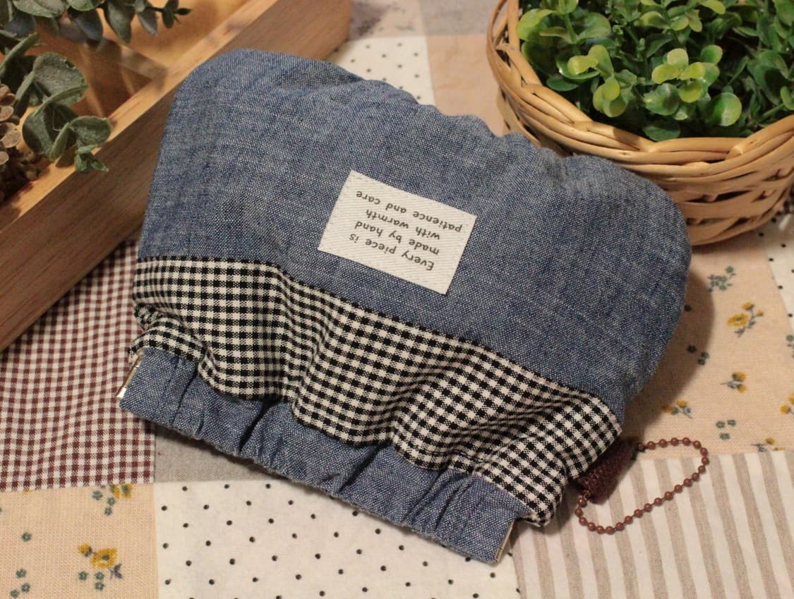 핸드메이드 셔링 바네 파우치 상품이미지1