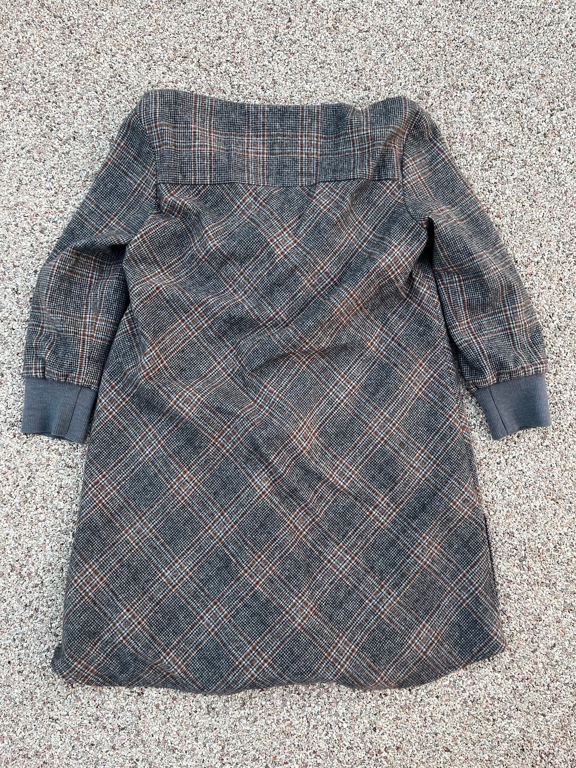 안지크 체크패턴 여성 후드코트(m)  상품이미지9