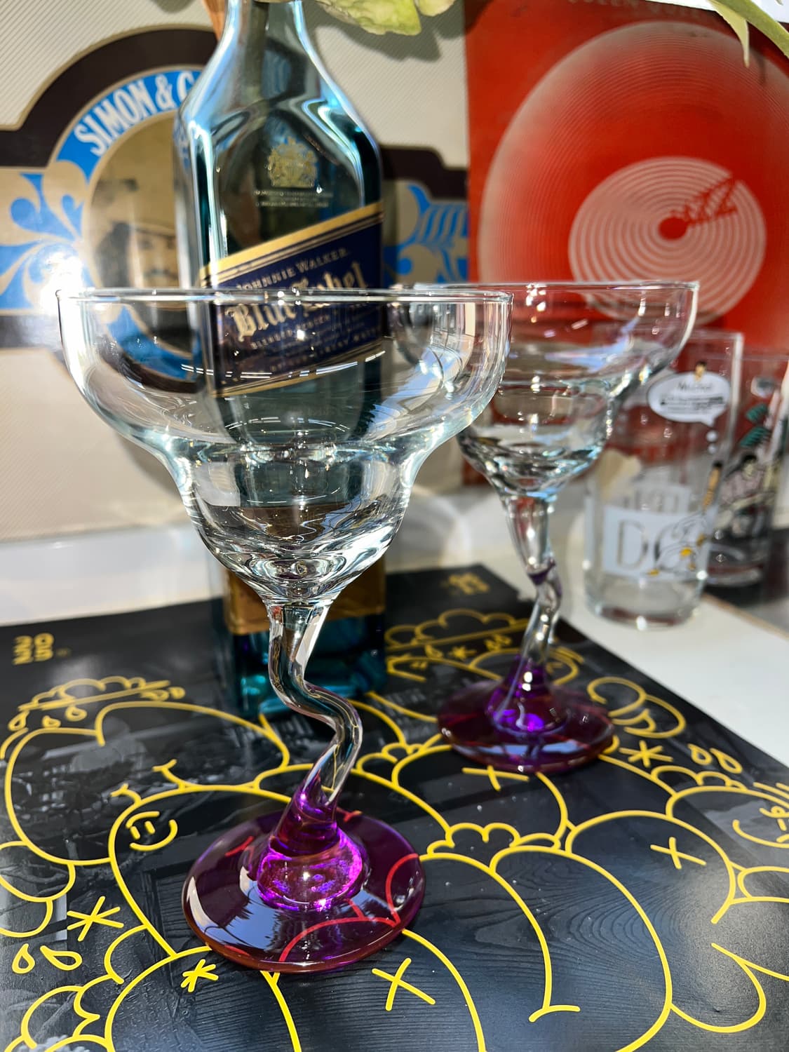 90s Libbey Z twist Stem Margarita Glass 상품이미지3