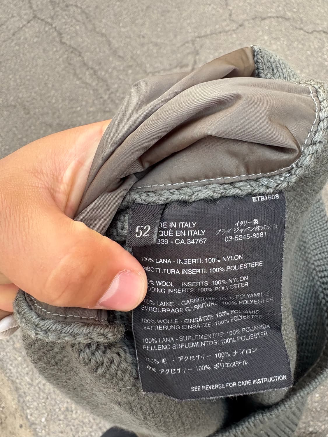 프라다 00s 리네아 로사 피스타치오 터틀넥 스웨터 상품이미지6