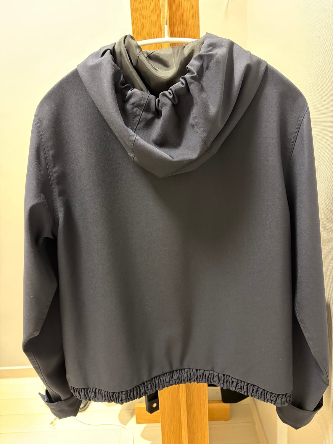 마르니 울 후드 집업 블루블랙 상품이미지6