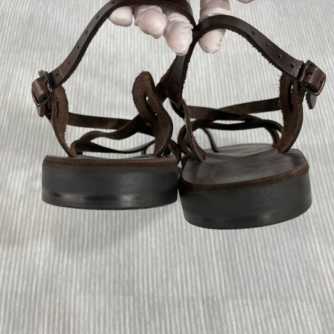 691) 예루살렘 샌들 스트랩 브라운 샌들 260mm (2) 상품이미지4