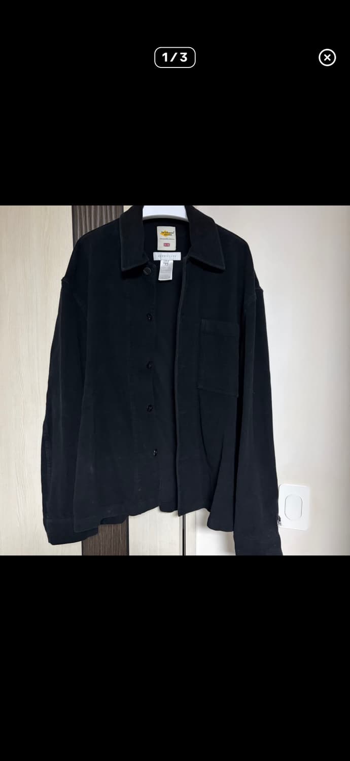 브라운야드 몰스킨 셔츠자켓 블랙 상품이미지1