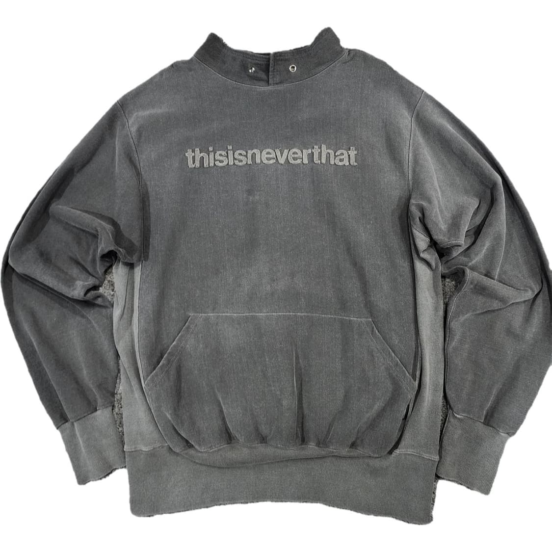 디스이즈네버댓 빈티지 피그먼트 다잉 스펠로고 맨투맨 L 상품이미지1