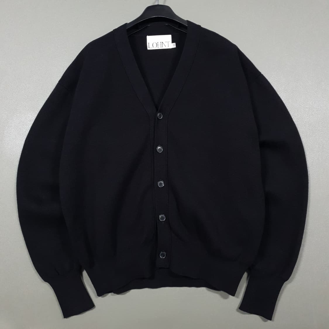 론트 X 깡 스타일리스트 한정판 콜라보 파인 코튼 가디건 블랙 XL 상품이미지2