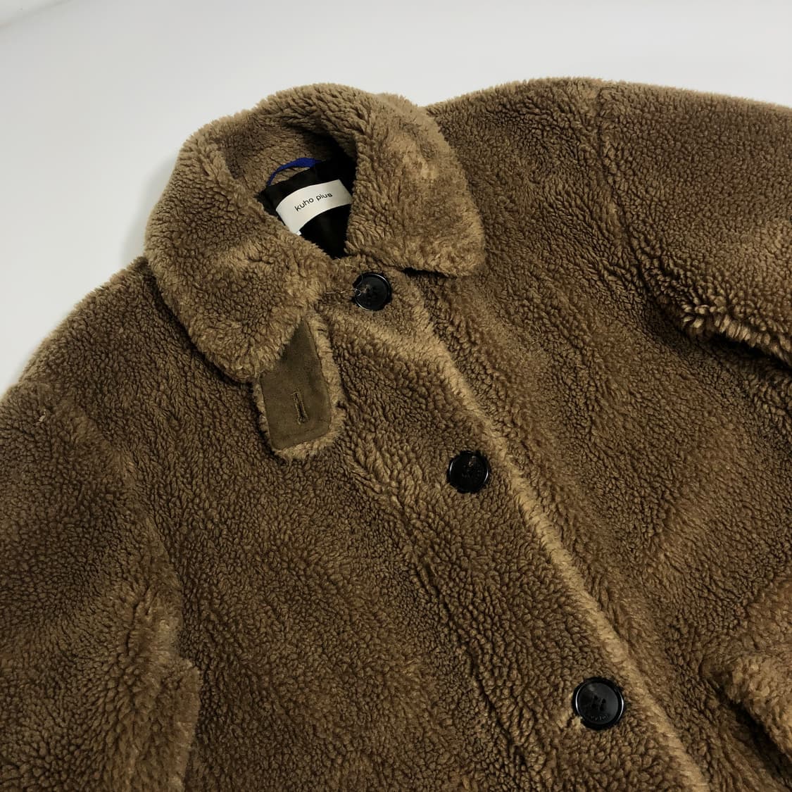 Kuhoplus 구호플러스 테디베어 뽀글이 롱 코트  상품이미지3