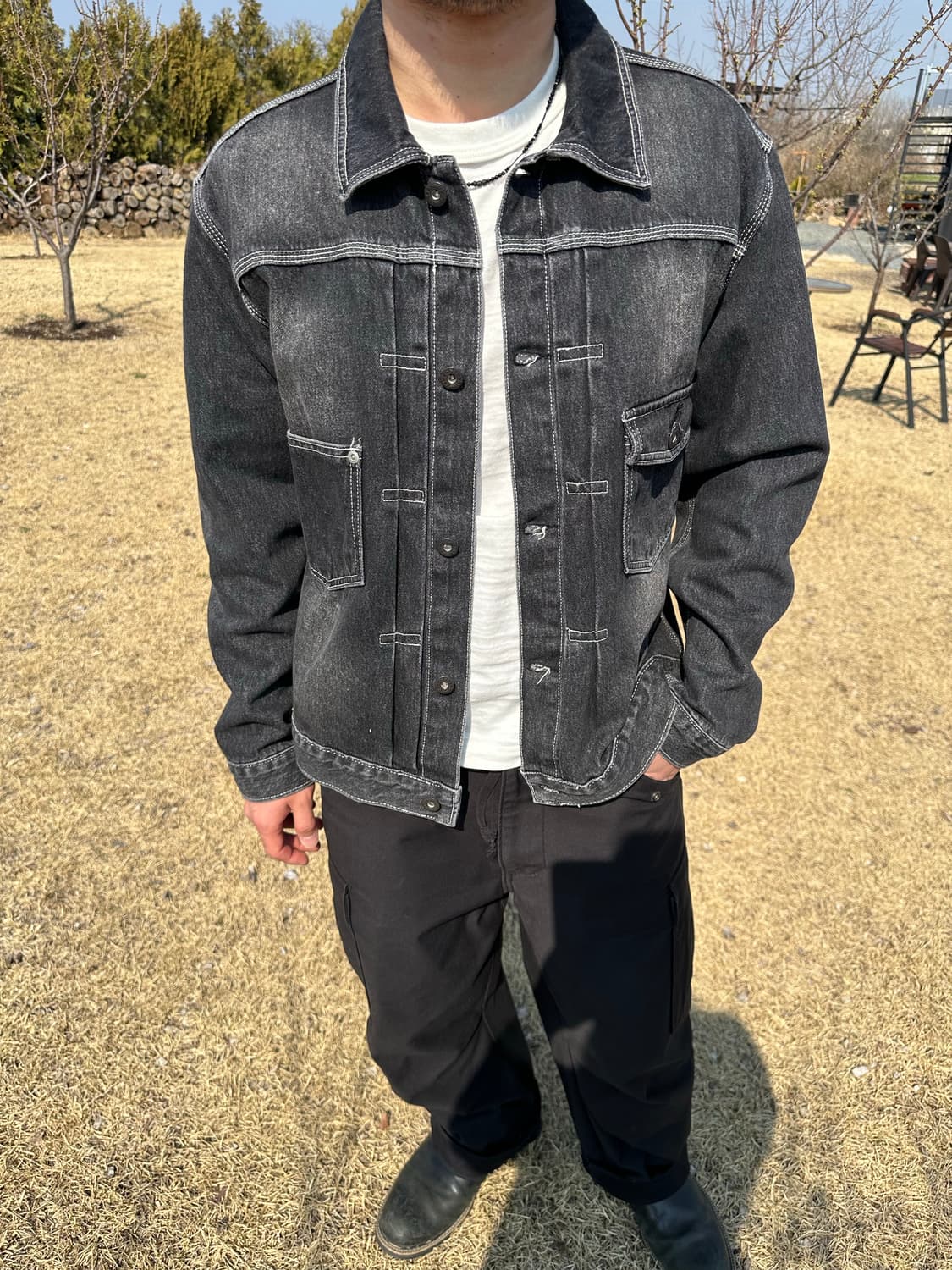 [M] 비디알 302 데님 자켓 상품이미지1