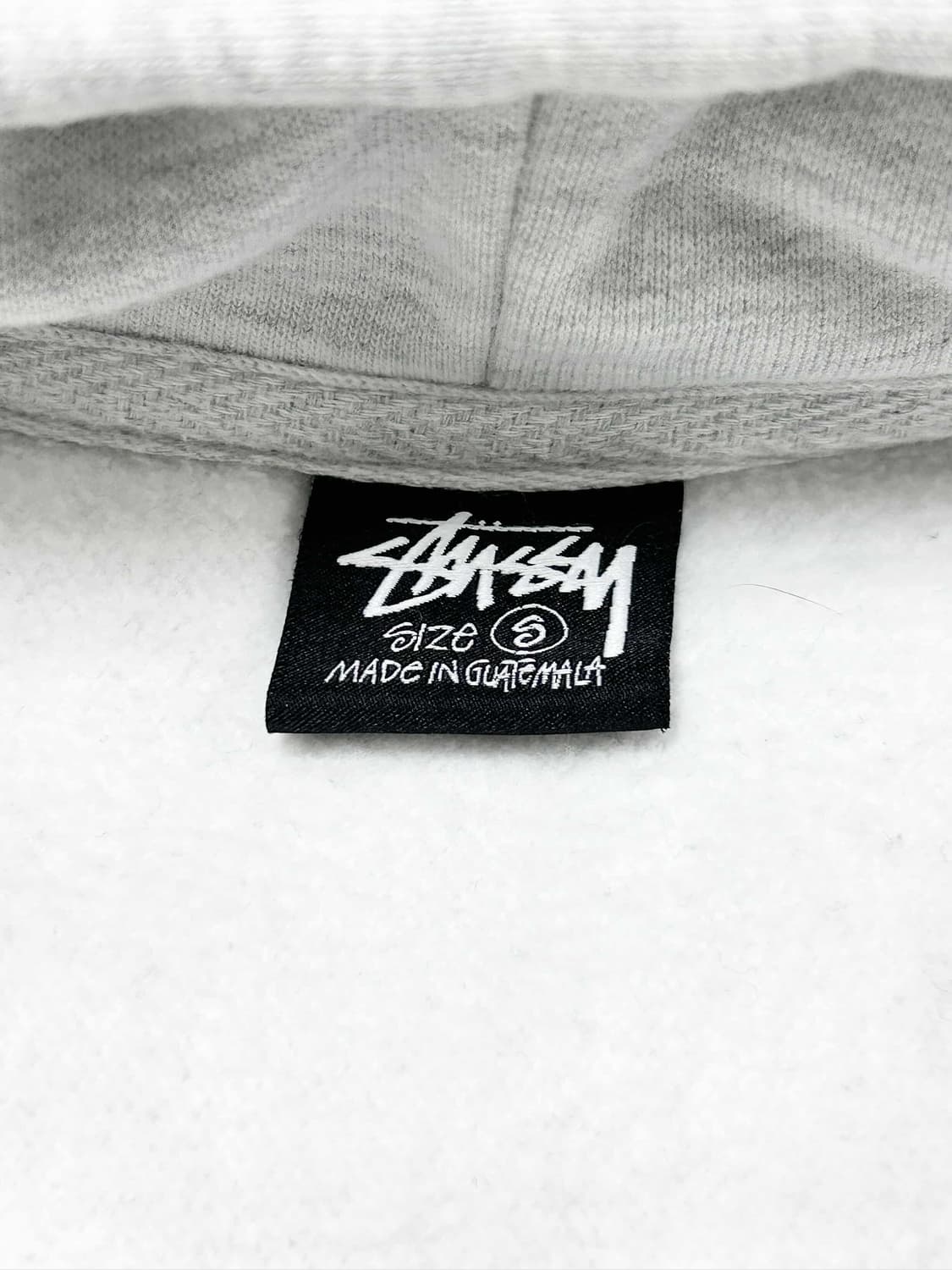 스투시 빅로고 멜란지그레이 후드집업 상품이미지8