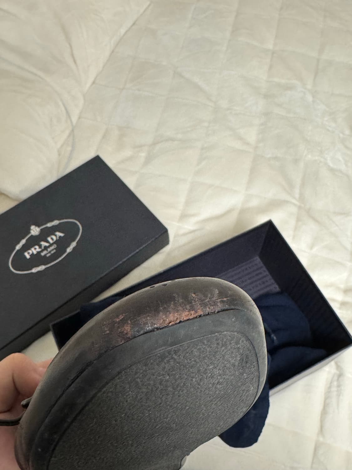 (마지막 가격인하)프라다 더블몽크 뮬 컬랩스 상품이미지6
