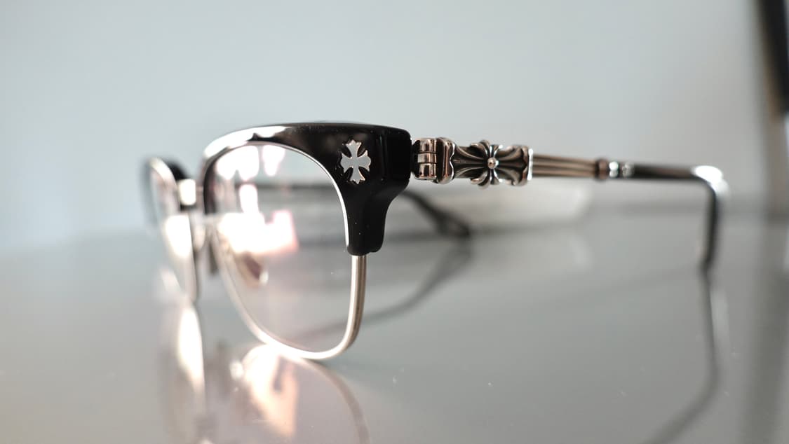 크롬하츠 보넨노이슈어2 블랙/브러쉬드실버 안경 상품이미지2