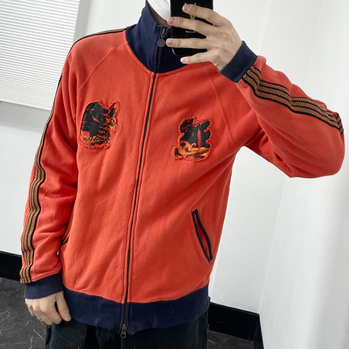 M 일본 빈티지 스카쟌 트랙탑 져지 자켓 상품이미지3