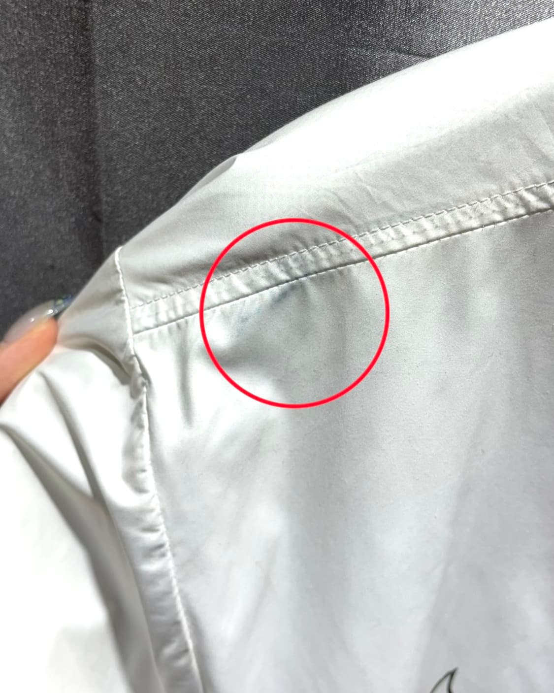 L 나이키 타이거 프린팅 화이트 나일론 코치 자켓 상품이미지10