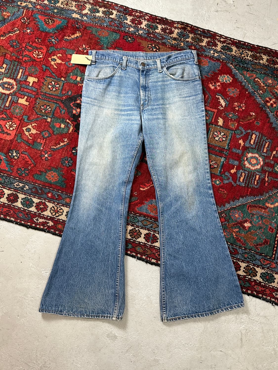 80's USA Made 빈티지 리바이스 684 벨바텀 부츠컷 데님 상품이미지1