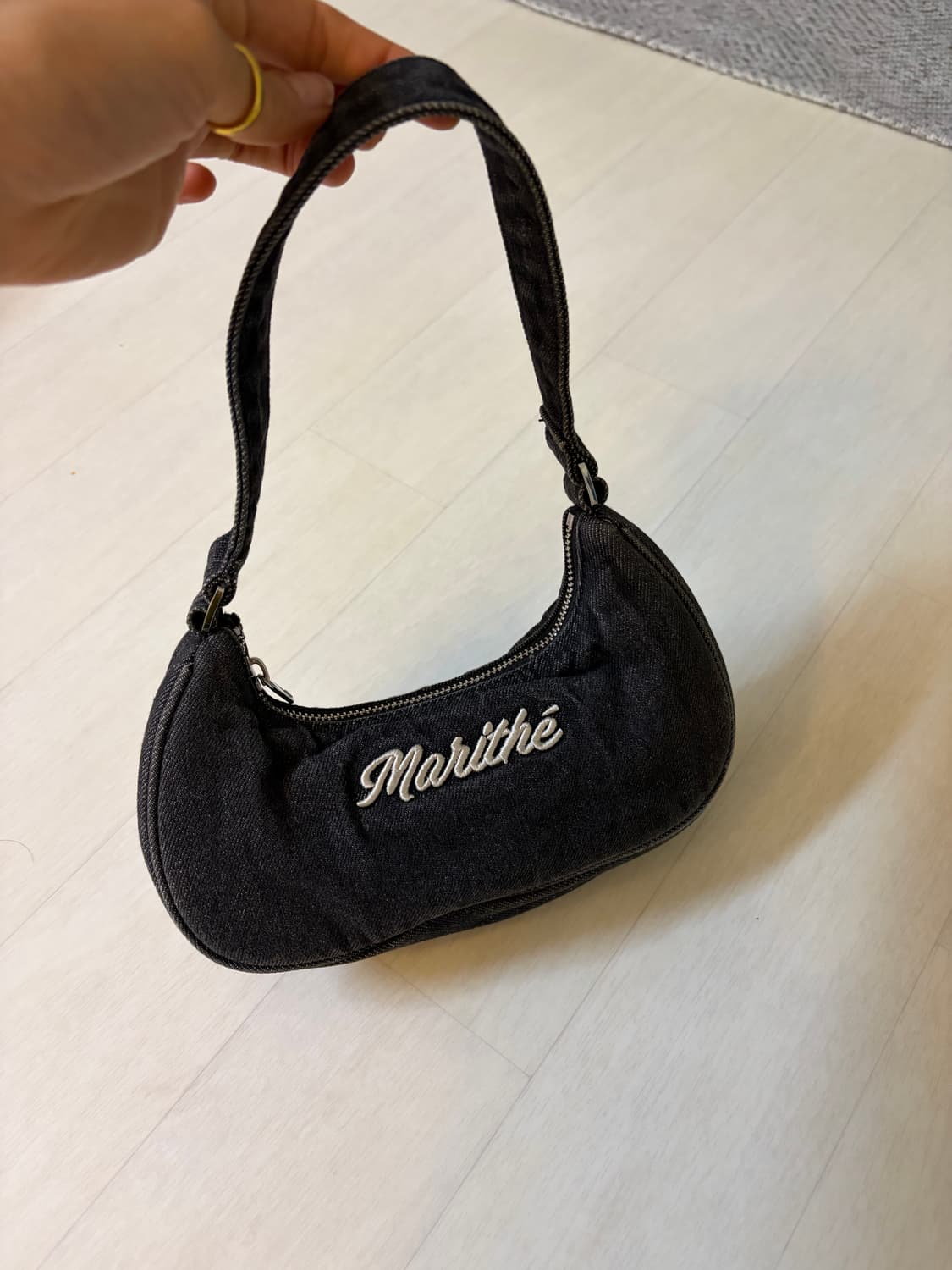 마리떼프랑소와저버 데님숄더백 상품이미지2