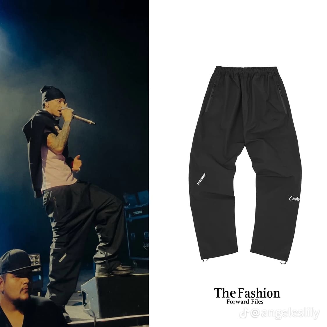 (새상품) [M] 코르테이즈 엘리트워크 워터프루프 쉘 팬츠 블랙 상품이미지1