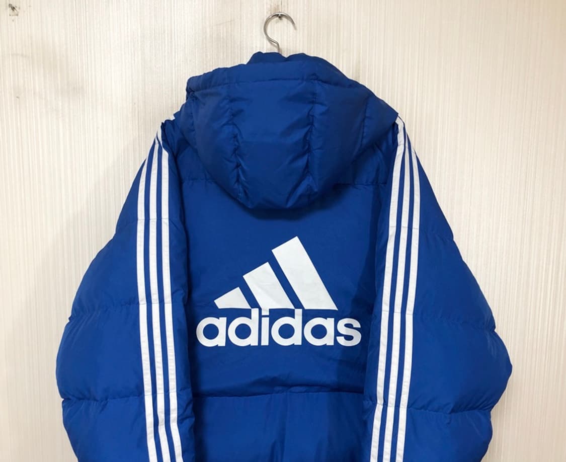 (지퍼고장) 아디다스 연세대학교 농구부 덕다운롱패딩자켓 110 상품이미지9